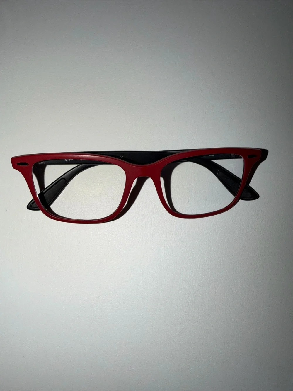 Ray-Ban Red and Black Scuderia Ferrari Rectangular Frames with Case